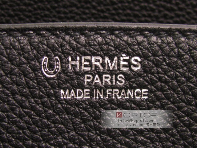 エルメス バーキン35(パーソナルオーダー)トゴ ブラック×ソレイユ her450